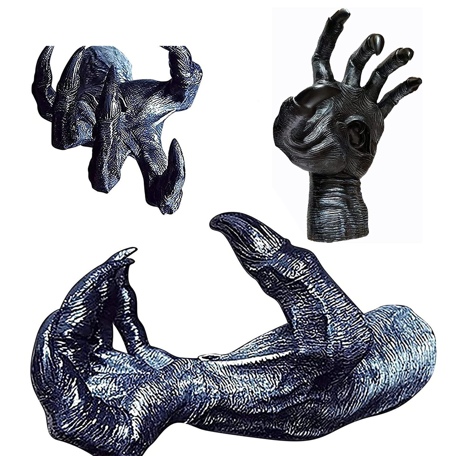 Lwtsrp Demone Scultura a Mano Decorazione, Statua Della Mano Della Strega di Halloween, The Witch's Hand Wall Hanging, per la festa di Halloween del bar dell'ufficio a Casa