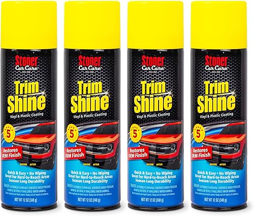 Miniatura 12 de Stoner Car Care 91034-2PK - Protector del brillo de tapicería en aerosol de 12 onzas, restaura los plásticos interiores y exteriores opacos