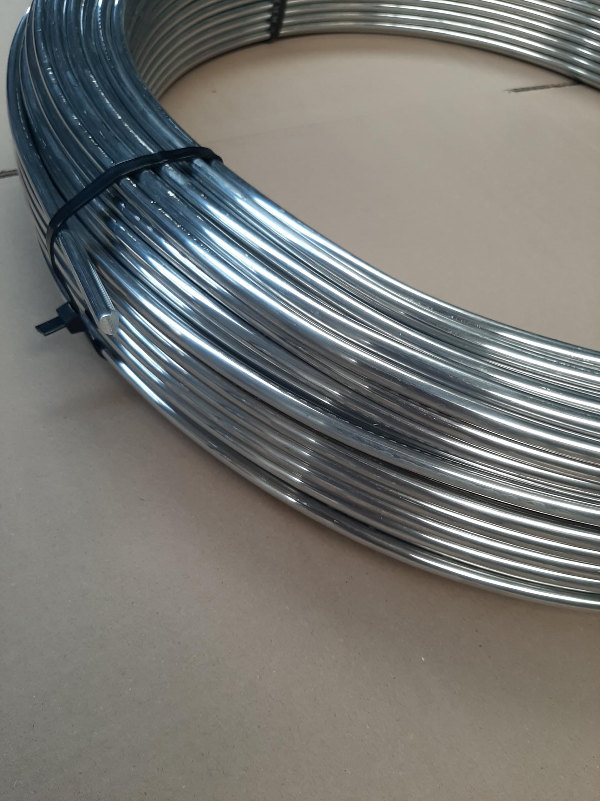 Aluminiumdraht Runddraht Ø 8mm Anschluß Blitzschutz Erdung AlMgSi - ab 5m Leicht und Flexibel (25, meter)