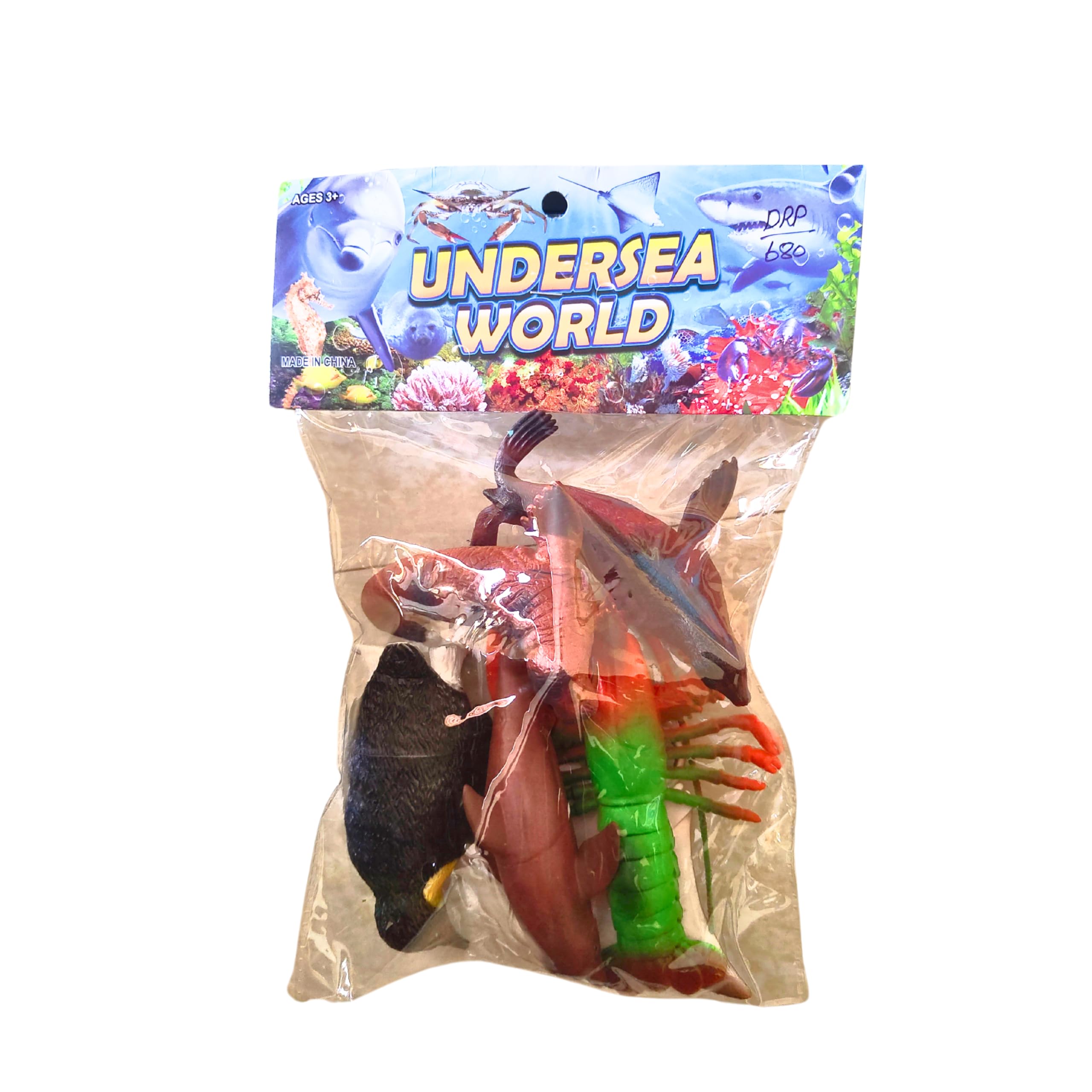 Undersea World Animals River Aquatic Life Kids 6 Piece STEM Marine Biology Exotic Fish Piranhas-picture-25