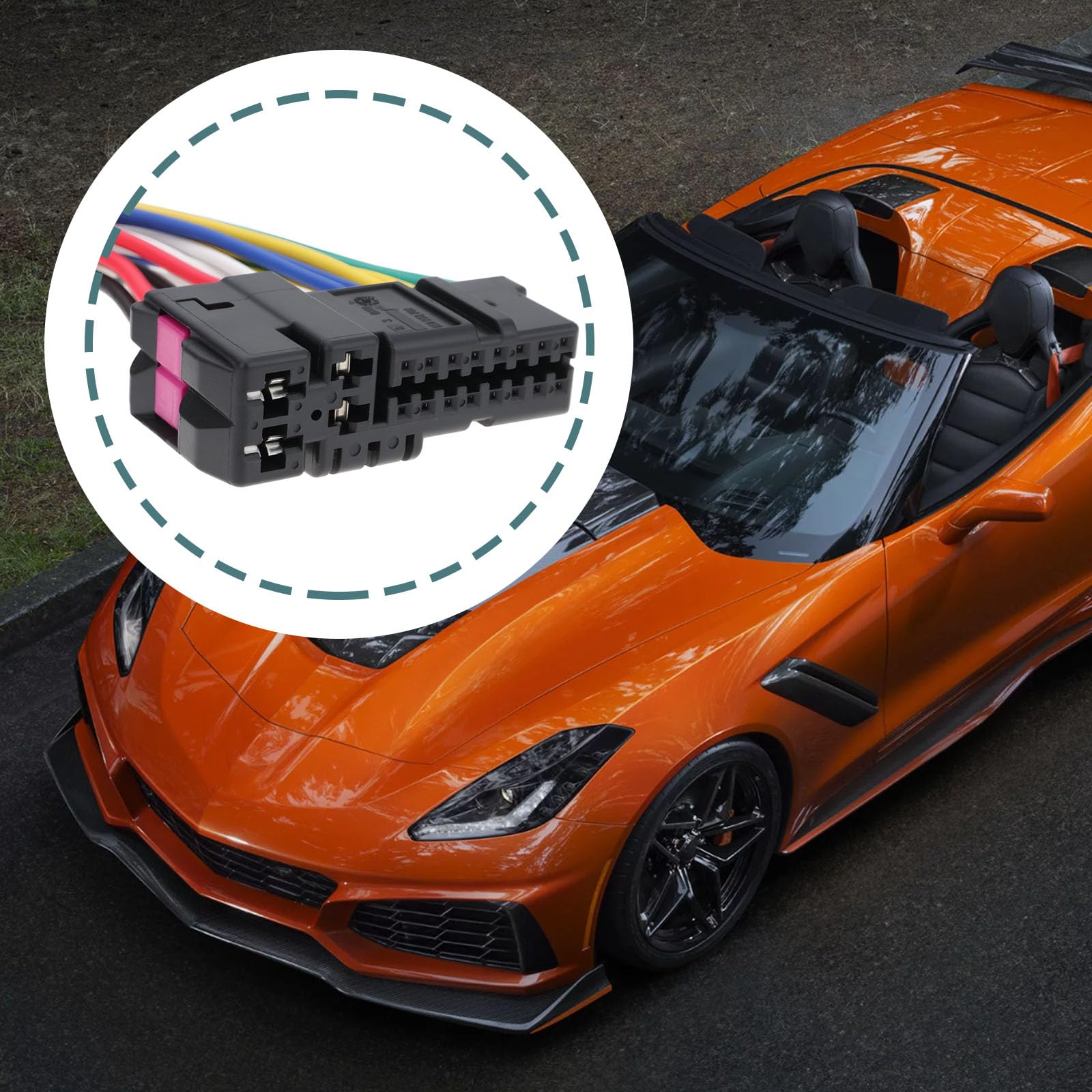 Kit de Réparation de Faisceau de Câbles de Portière Avant Gauche/Droite 8E0972702 Compatible avec Audi A3 (8P1) Sportback (8PA)