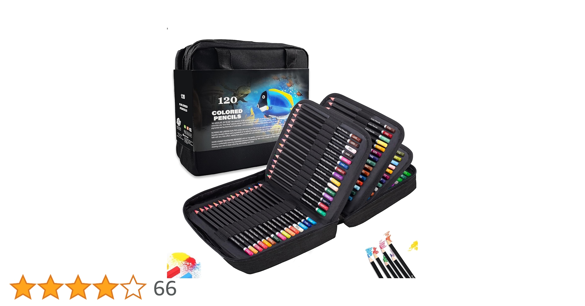 エドル カラー 多色セット 120g 120 Colored Pencils Set for Adults
