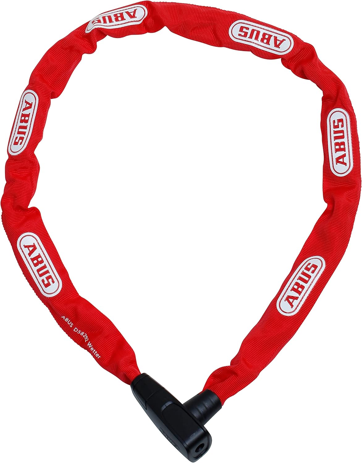 ABUS Unisex Bicycle Lock 6800, Red, 110 cm