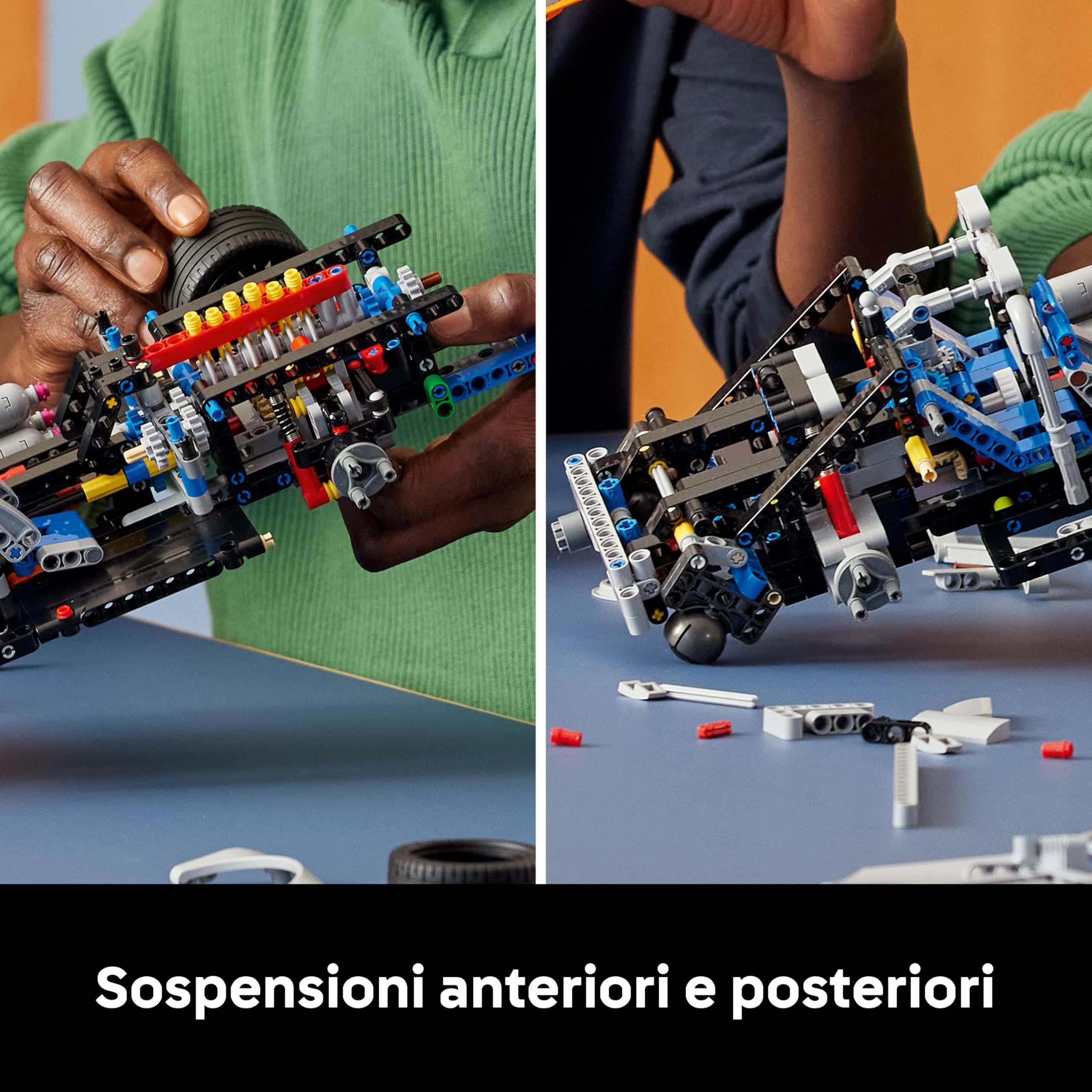 LEGO Technic Auto Nissan Skyline GT-R (R34) 2 Fast 2 Furious - Modellino da Costruire per Adulti con Funzione di Derapata, Sterzo, Sospensioni e un Motore a 6 Cilindri - Regalo da Collezione - 42210