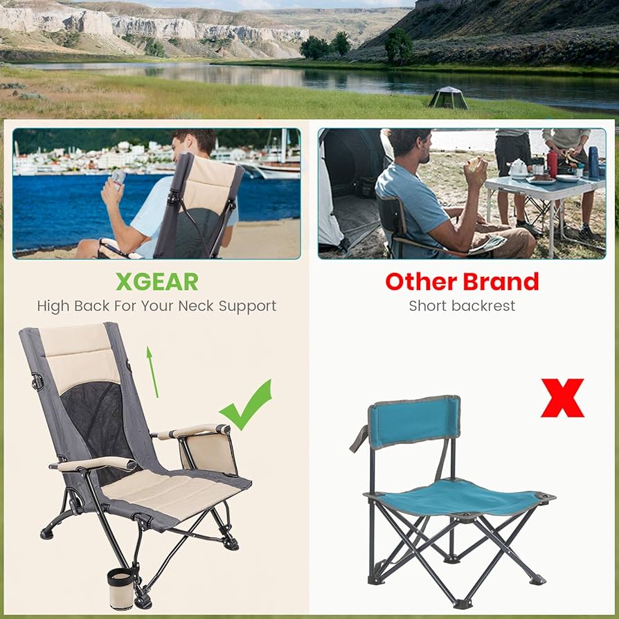 xgear アウトドアチェアー Amazon.co.jp: XGEAR (エックスギア) 高耐久 XL ビーチチェア