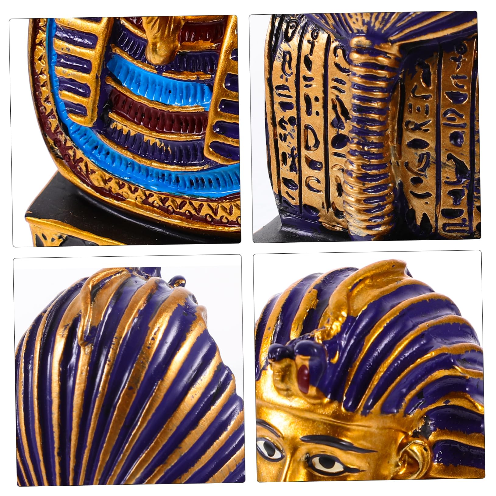 Amazon.co.jp: ibasenice の彫像 ファラオ像 置物 卓上装饰 古代 風