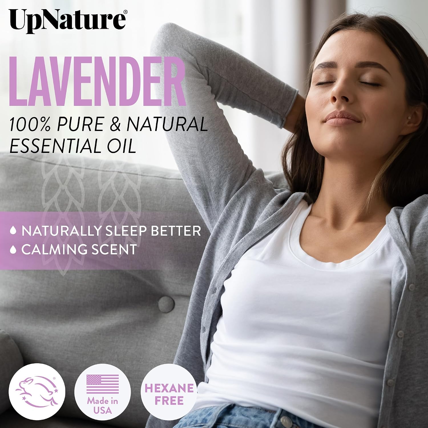 UpNature Calm Essential Oil Roll On - Stocking Stuffers for Teen Girls and Women - 100% Natural Stress Relief Aromatherapy Blend - Relaxation Self Care Gifts for Women, view 9