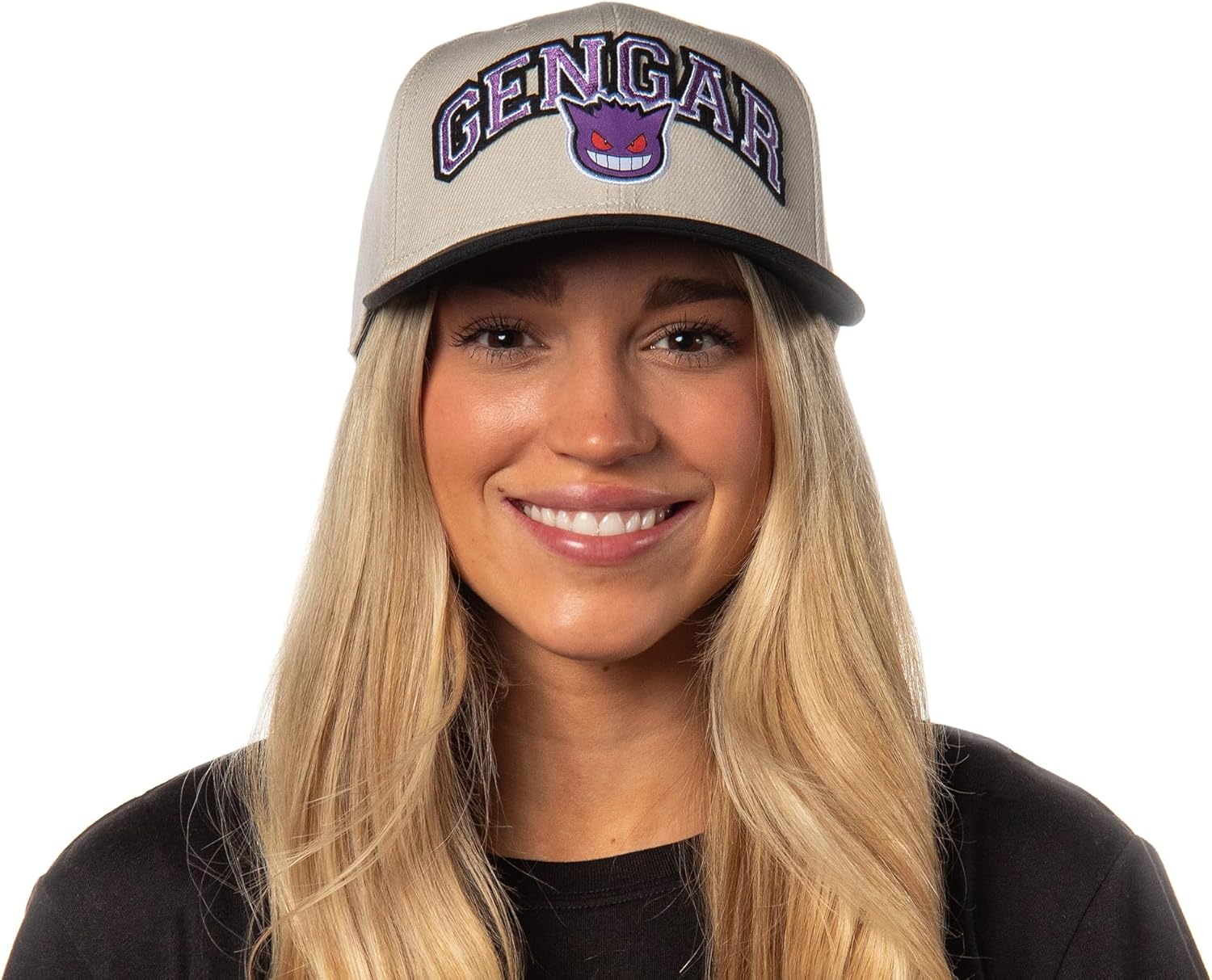 Bioworld Pokemon Adult Embroidered Precurve Snapback Hat for Men and Women - Image 2