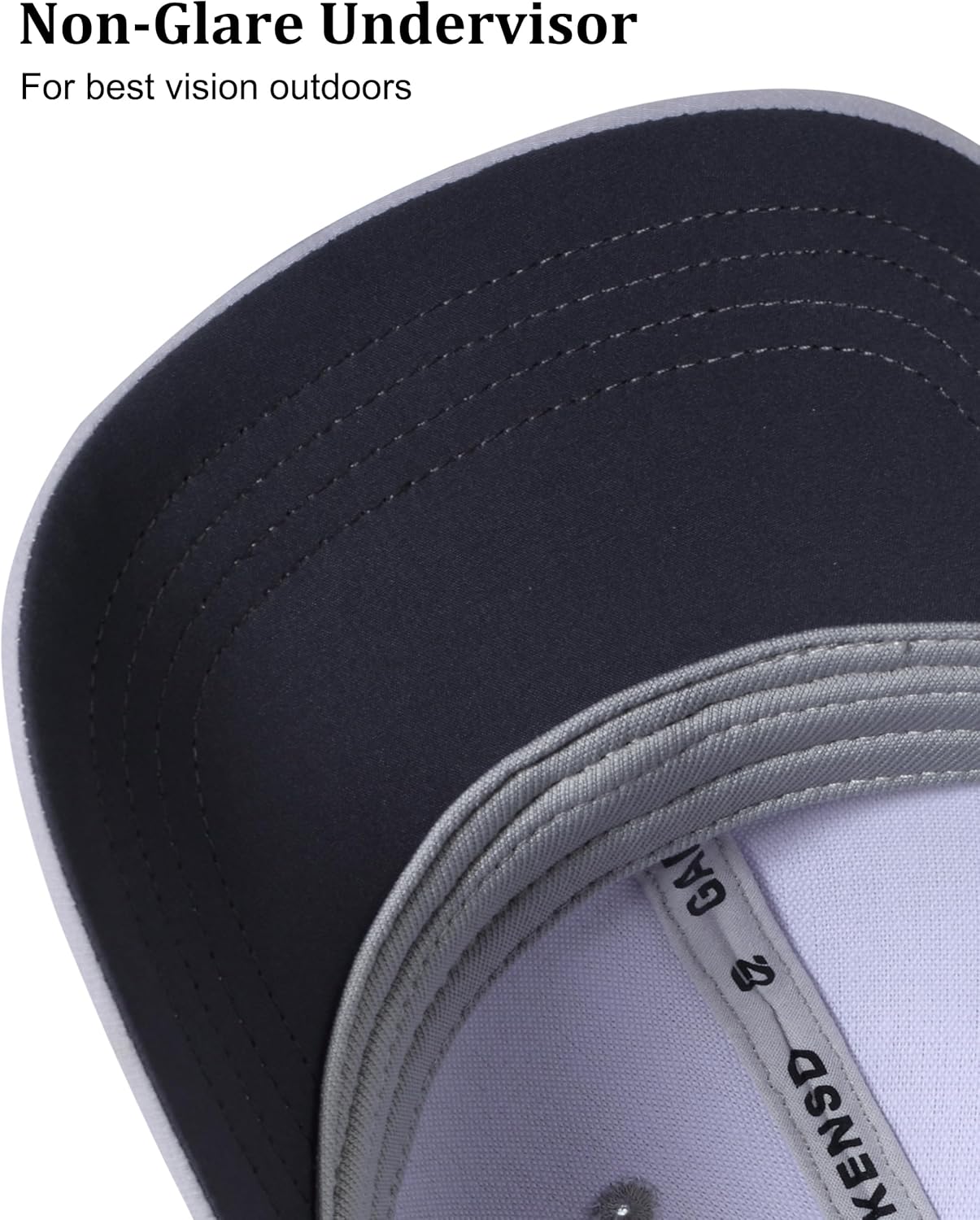 GADIEMKENSD Quick Dry Baseball Cap UPF 50+ Laser Cut Mesh Ball Curved Brim Adjustable Snapback Hat - Image 9