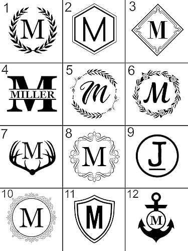 Miniatura 3 de Monograma personalizable de 16 onzas de vidrio grabado para cerveza, personalizado con monograma y nombre, vasos de vidrio en forma de lata de 16