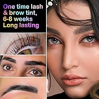 Vista 8 de Libeauty Kit de tinte negro, kit de color de cabello negro, kit de color negro de 15ml con herramientas completas para salón de belleza o en casa