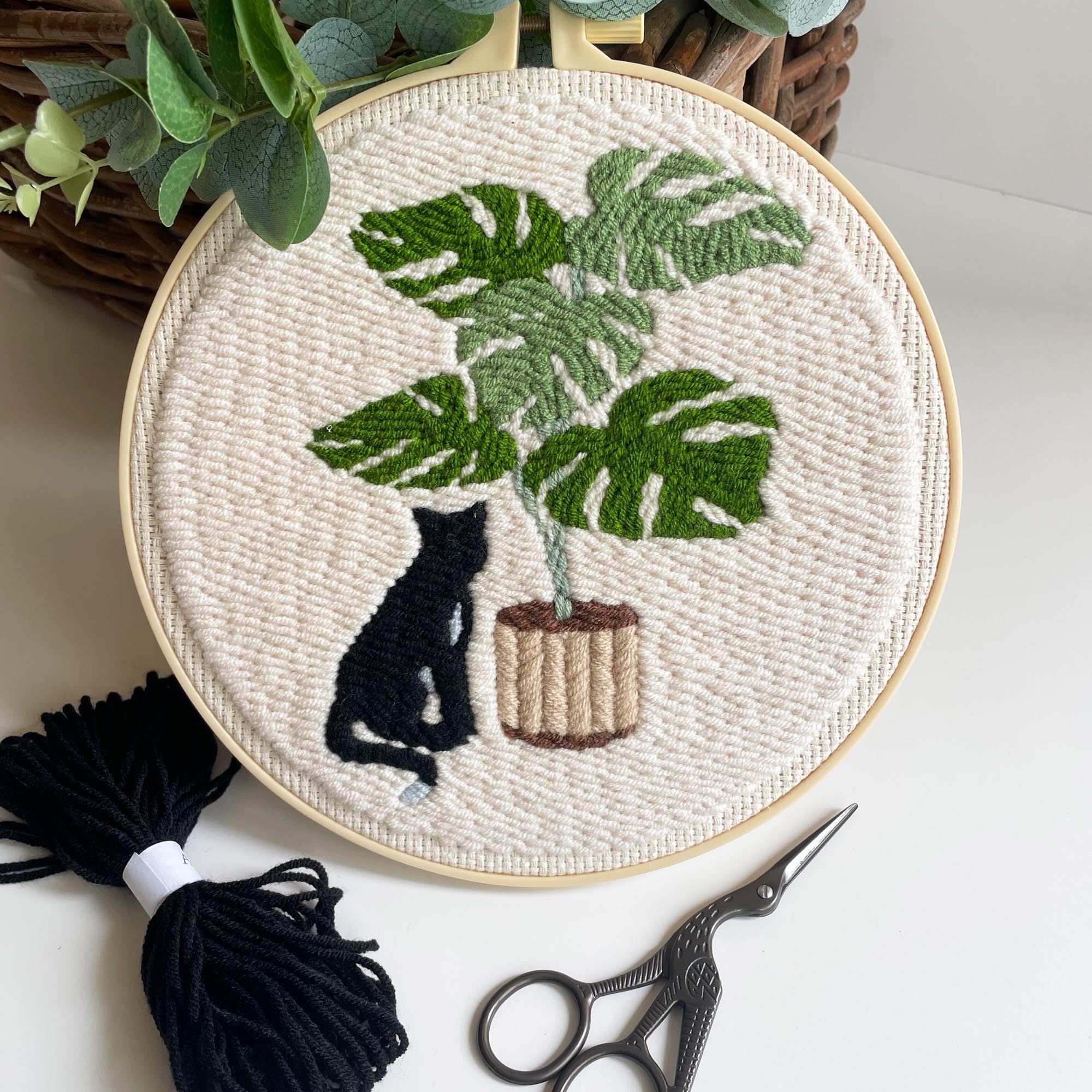 Embroidery Punch Needle Kit DIY Punch Needle Kit For Beginners And ...