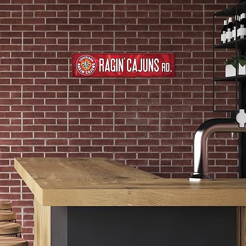 Vista 383 de Rico Industries Letrero de plástico de la NCAA de plástico de 4 x 16 pulgadas Alternativo