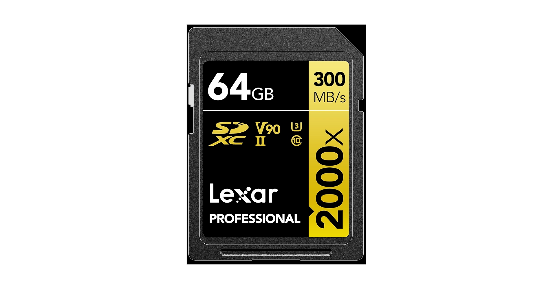Amazon.com: Lexar 64GB Professional 2000x SD Card, UHS-II