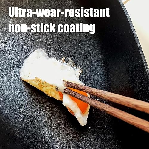 Miniatura 6 de EEASSA Sartén antiadherente ovalada con forma de pescado, aleación de aluminio, 3.4 in de profundidad, ideal para asar a la parrilla, freír y servir