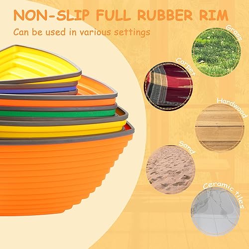 Miniatura 5 de Piedras para niños a partir de 3 años  Los peldaños duraderos fomentan el equilibrio de los niños pequeños y las habilidades motoras gruesas con