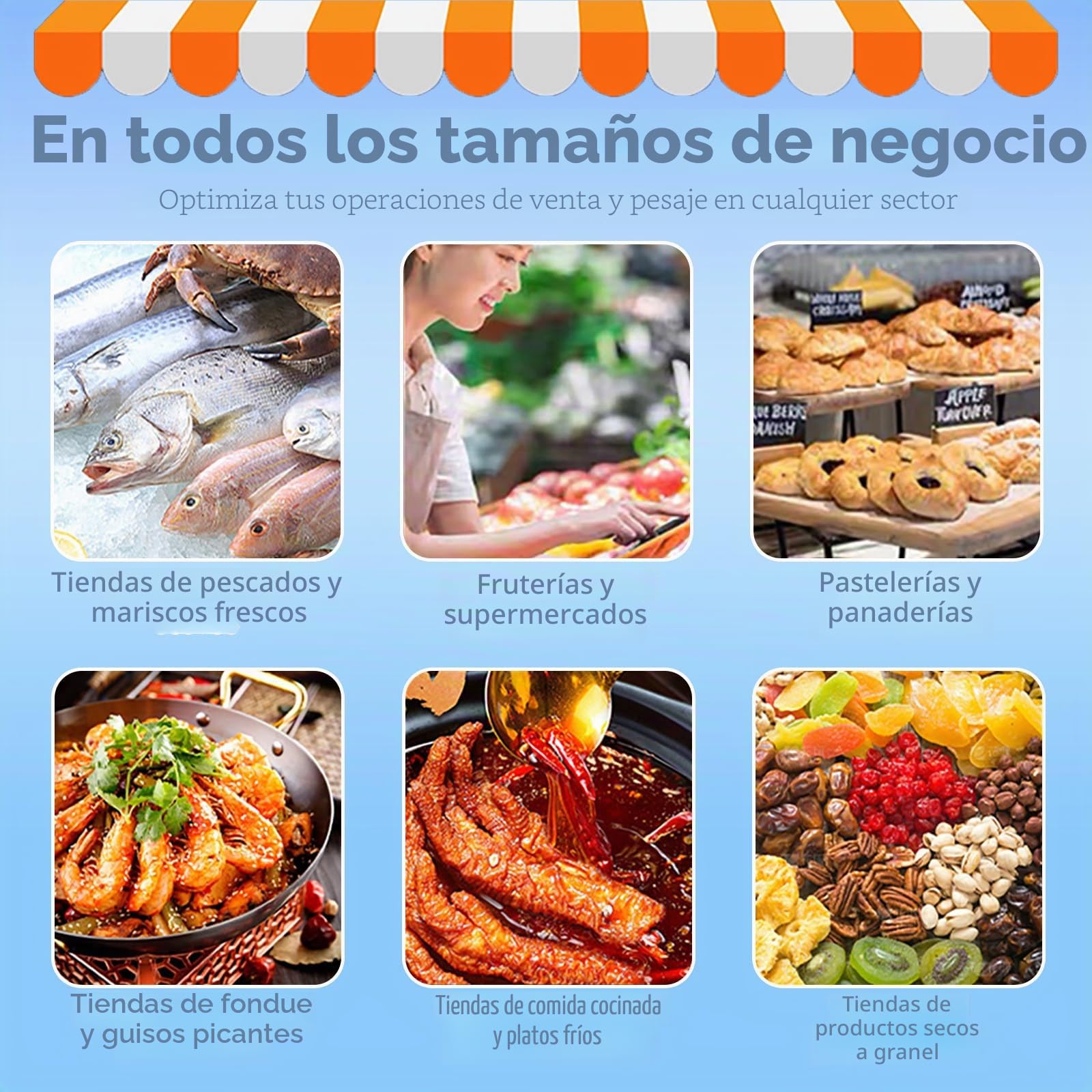 TPV con Báscula, Pantalla Táctil Capacitiva De 15,6", Terminal TPV con Escáner Portátil Y 10 Rollos De Papel, Caja Registradora con Teclado E Impresora. para Restaurantes Singlescreen