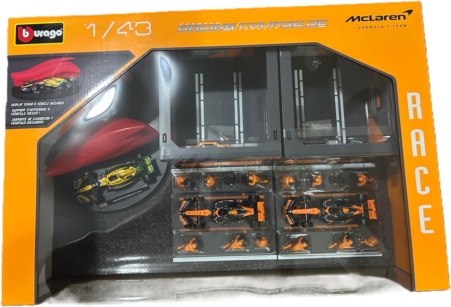Bburago 1:43 Formula Racing Paddock Set, MCLAREN Formula 1 Team