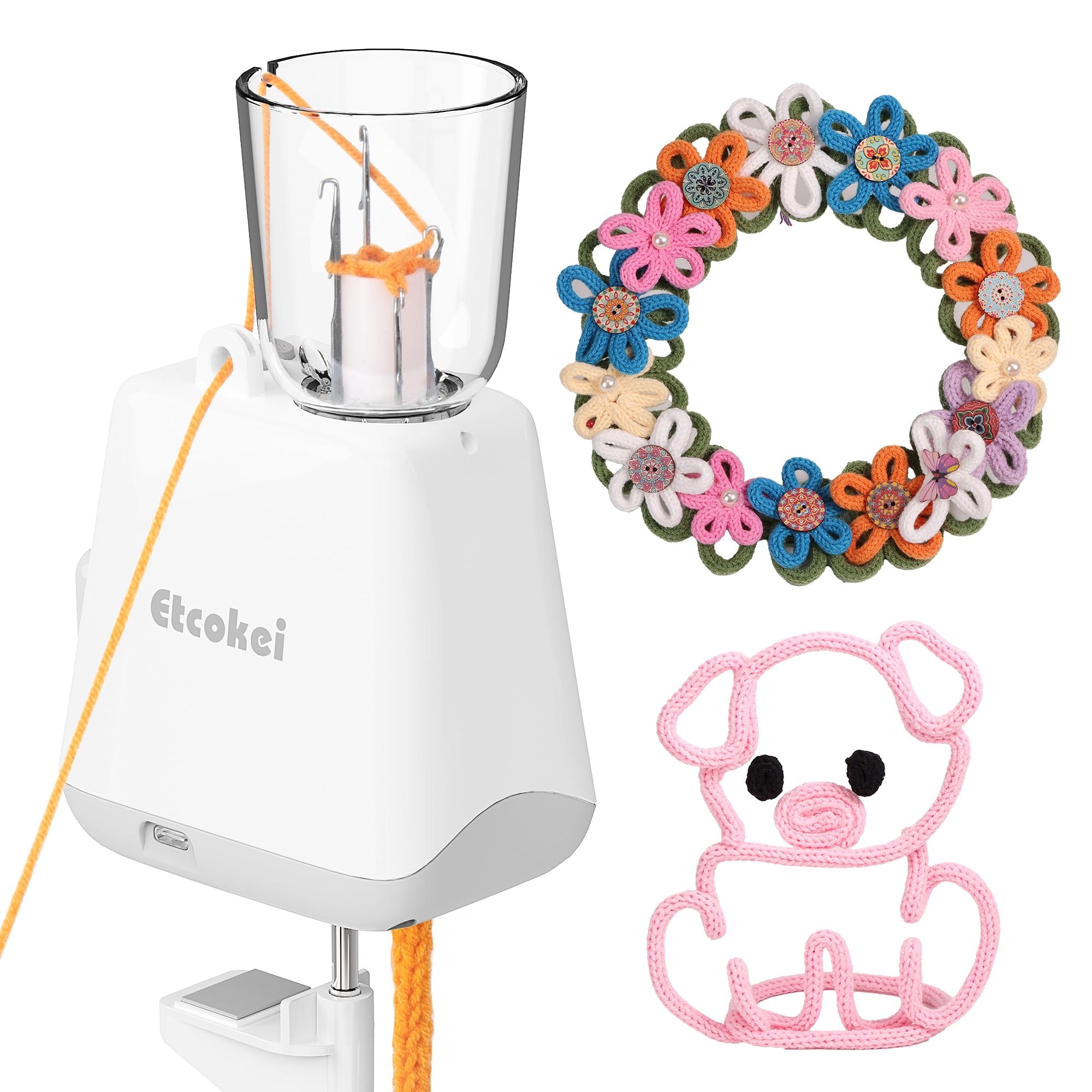 編み機 Amazon.co.jp: Etcokei 自動iコード編み機、電動iCordメーカーツール