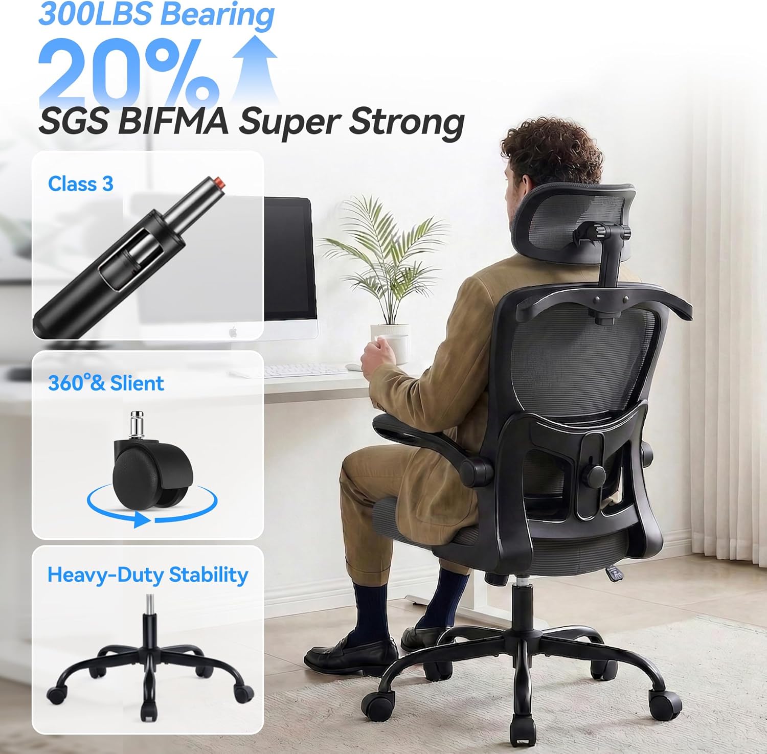Adjustable lumbar support for lower back comfort
