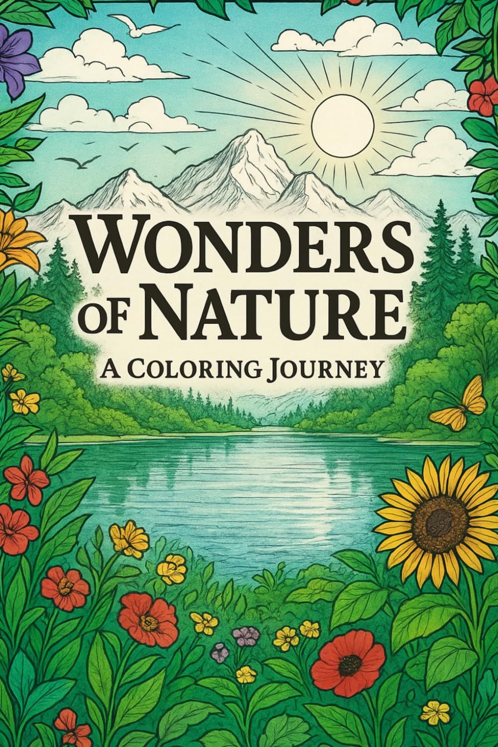 Wonders of Nature: A Coloring Journey (Nature, Science & Meditation: Explore & Relax)