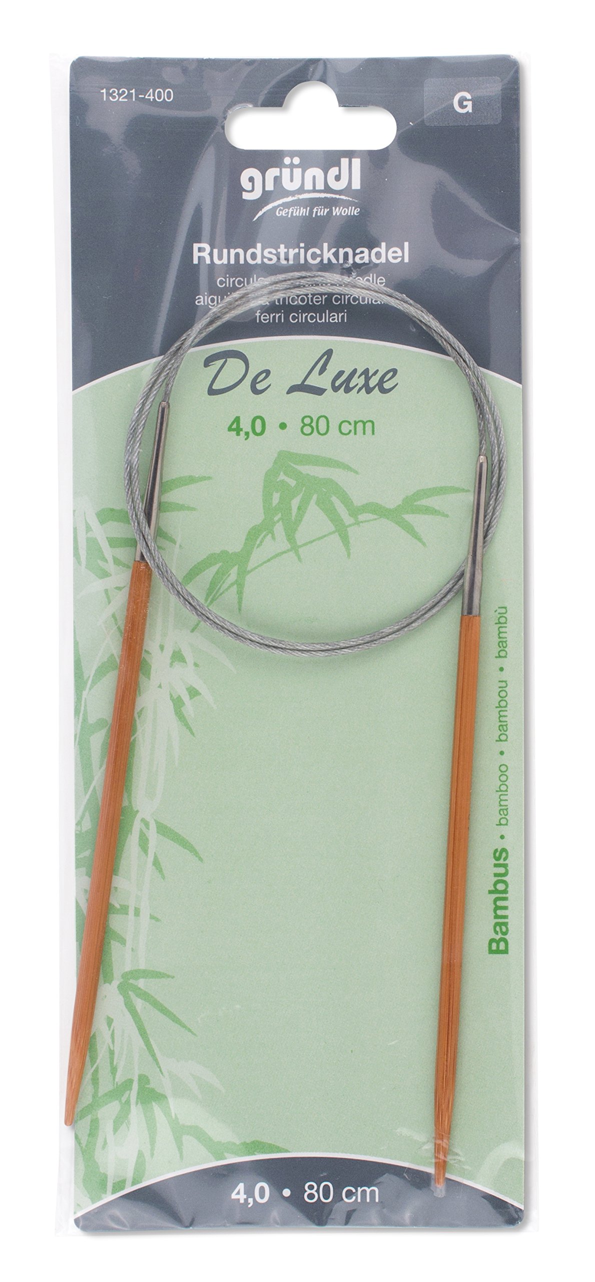 Prym Circular Knitting Needle, Wood, Natural Bamboo, 5.5 mm