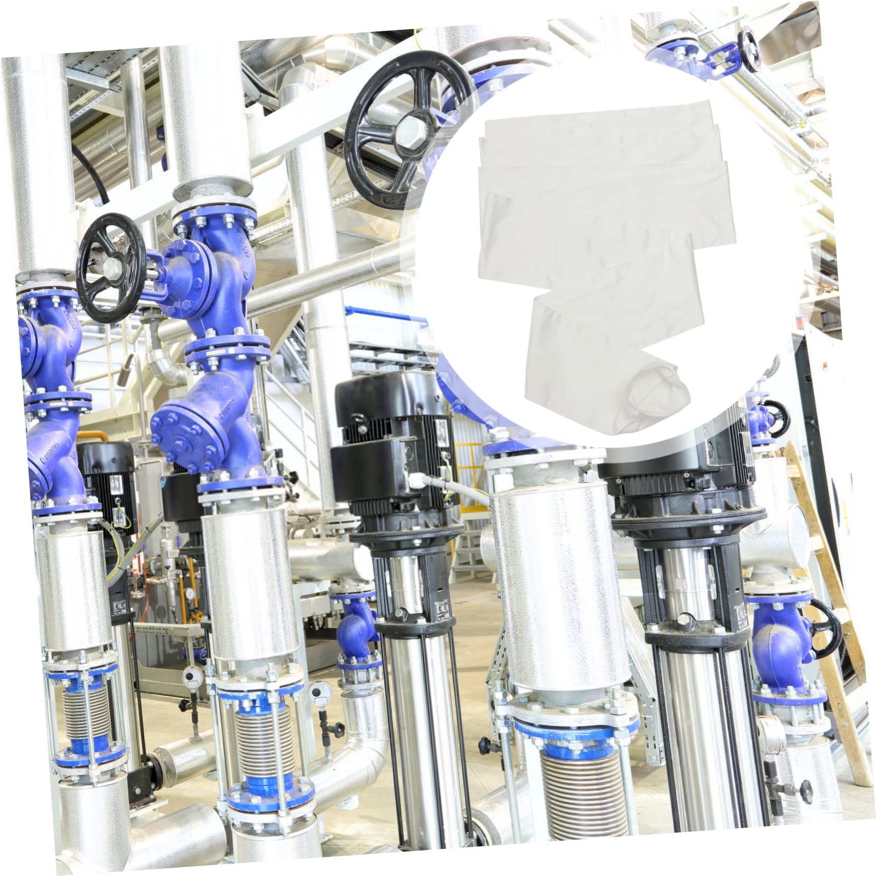 Angoily Bag Polyester Cloths Professional Cloth Professional Cloth Industry Cloth Cloth Tube Industry Polyester Cloths Industrial Cloth White Major