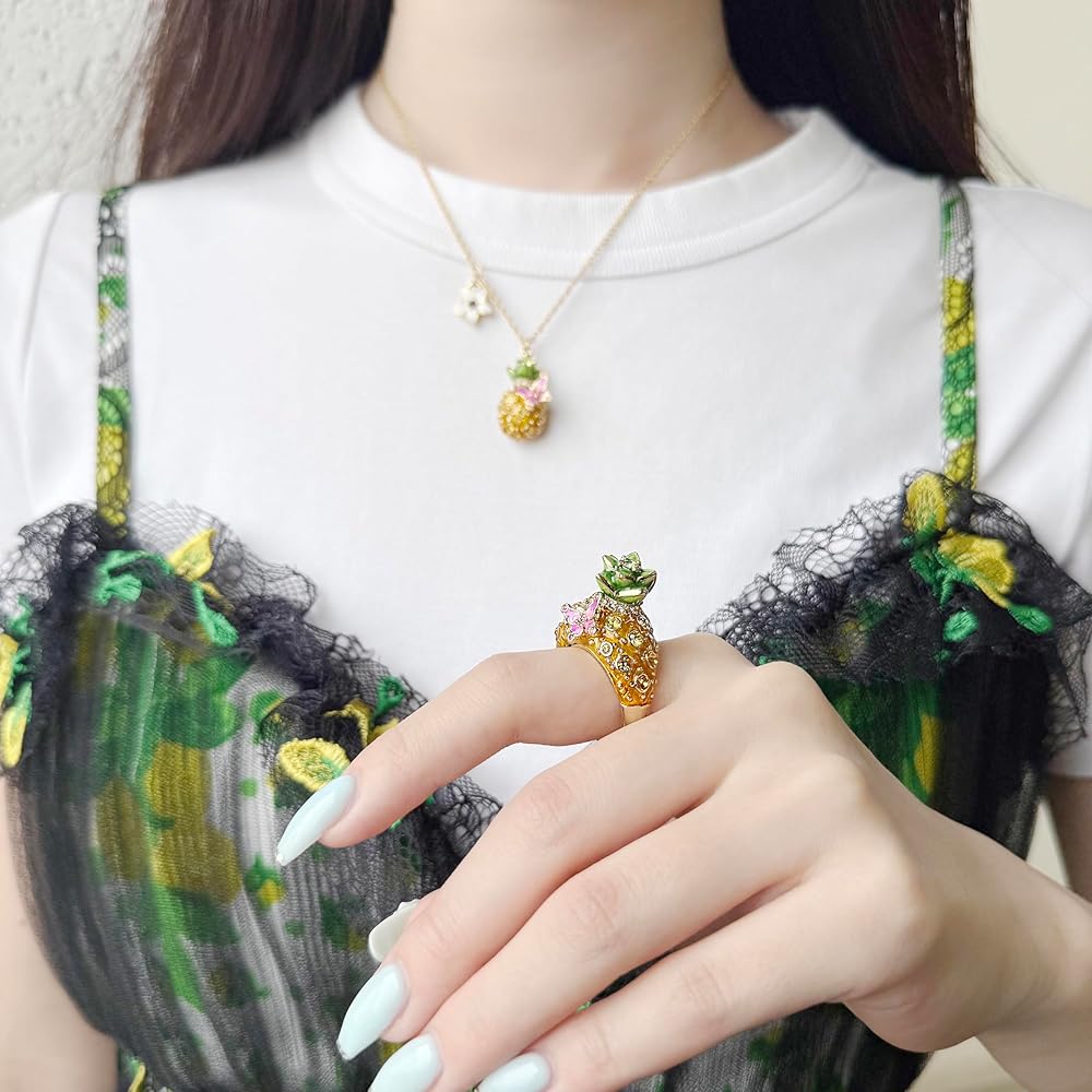 すぐ届く☆国内発送 ANNASUI パイナップルモチーフリング 指輪 すぐ届く☆国内発送 ANNASUI パイナップルモチーフリング 指輪