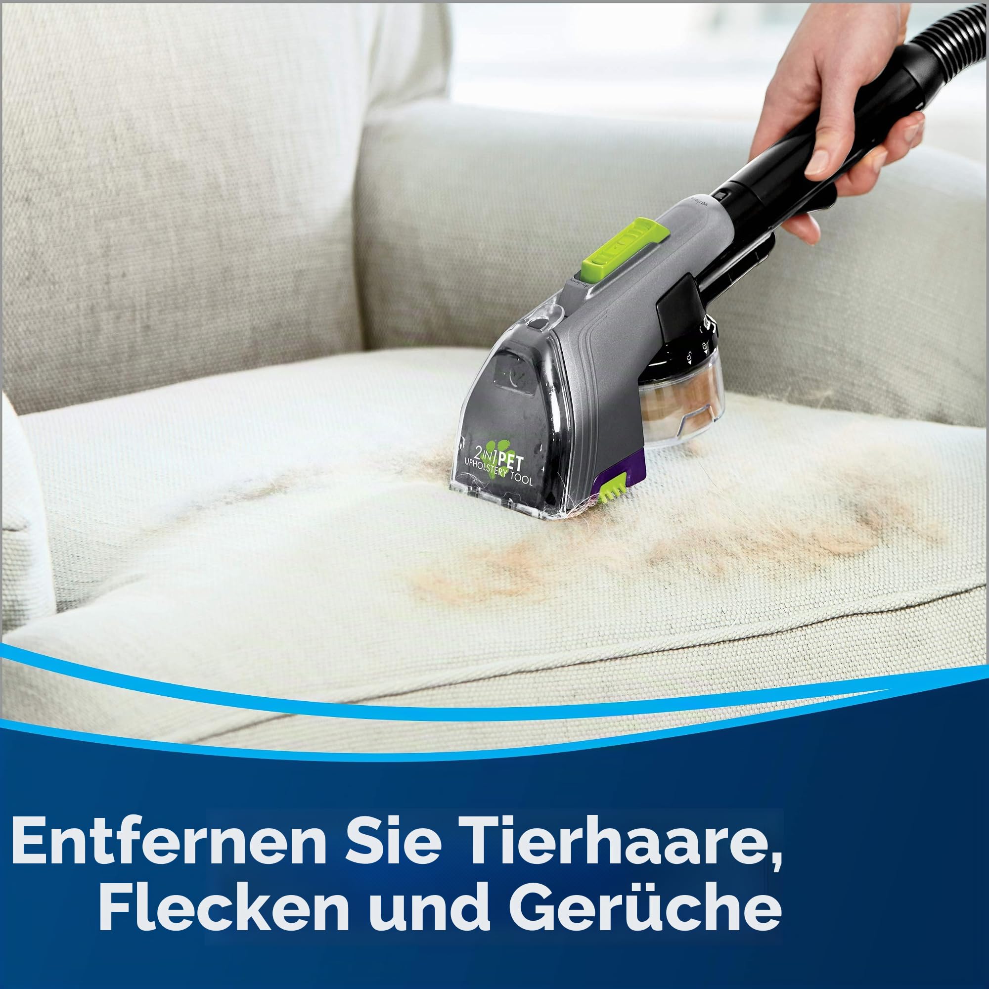 Bissell 2-in-1-Haustier-Werkzeug für Teppich- und Polsterreiniger (3259)