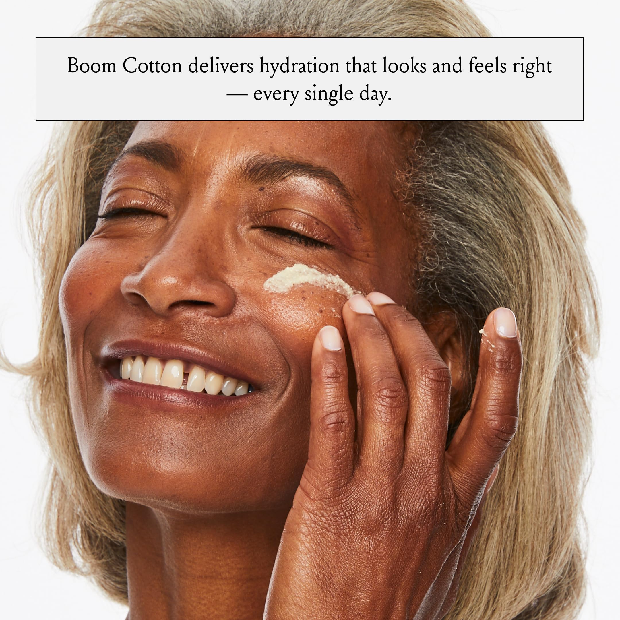 BOOM! by Cindy Joseph Boom Cotton- Shine Control Moisturizer- Organic, Cruelty-Free Natural All-Day Facial Moisturizer for Mature and Sensitive Skin, 2 oz