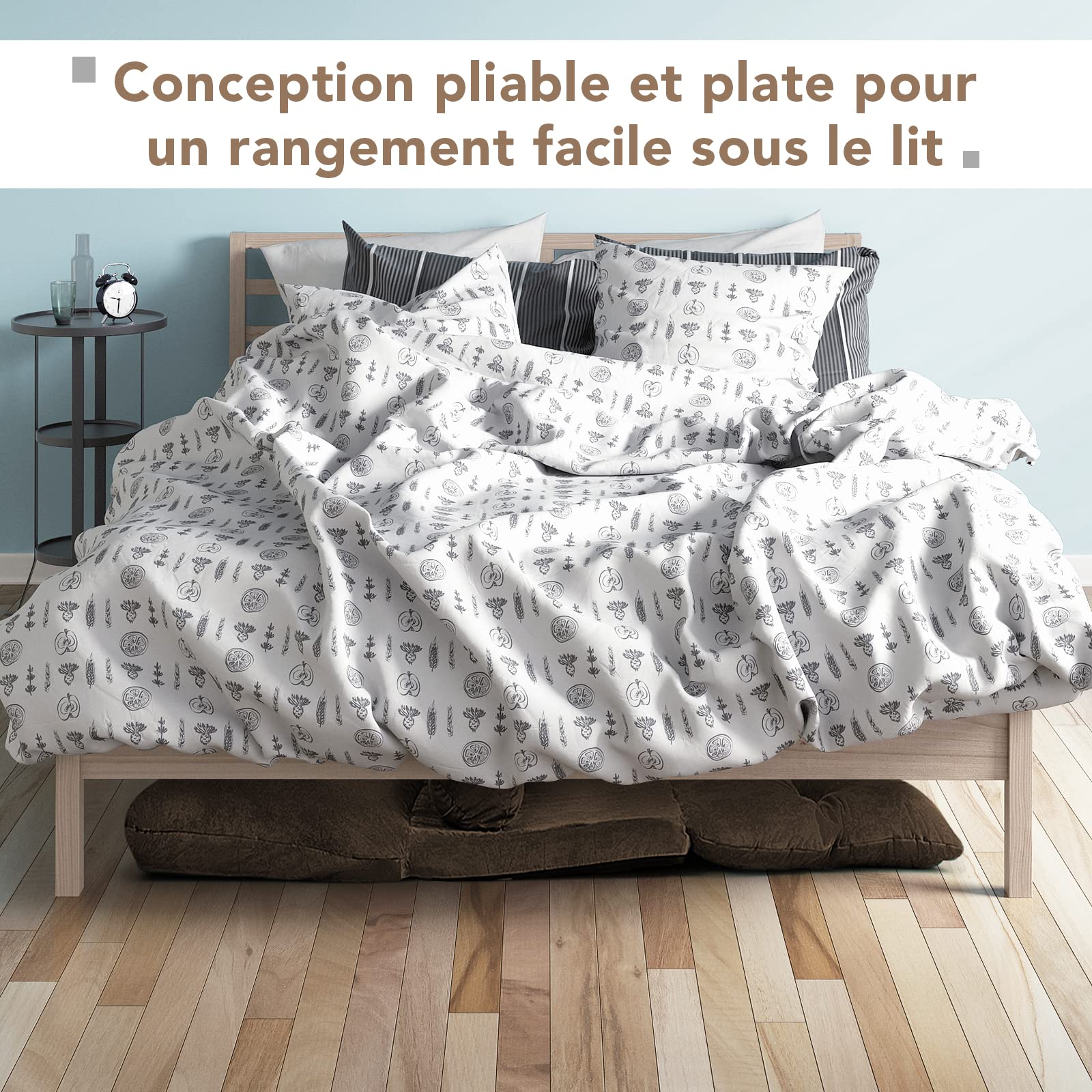 RELAX4LIFE Chauffeuse 2 Places Pliable en Velours Côtelé Réglable à 6 Positions avec 2 Oreillers, Canapé 2 Places Housse Amovible Convient pour Salon Chambre (Modèle 2, Brun)