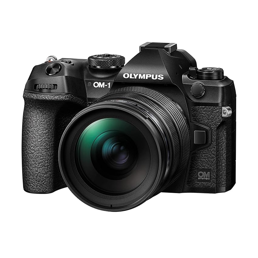 Immagine del prodotto OM SYSTEM OM-1 Fotocamera con Sistema Micro Quattro Terzi incl. M.Zuiko Digital ED 12-40mm f2.8 PRO II, Sensore LIVE MOC BSI con Struttura Stacked da 20 MP, AF con 1053 Punti di Tipo a Croce