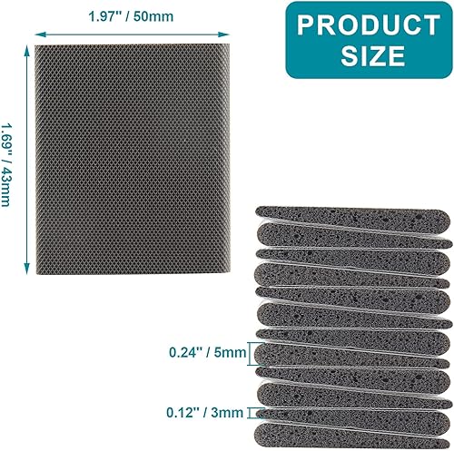 Miniatura 2 de LifCratms 4 sellos de esquina de puerta, sello de marco de jamba de puerta exterior, tapones de cuña autoadhesivos de espuma para aislamiento de