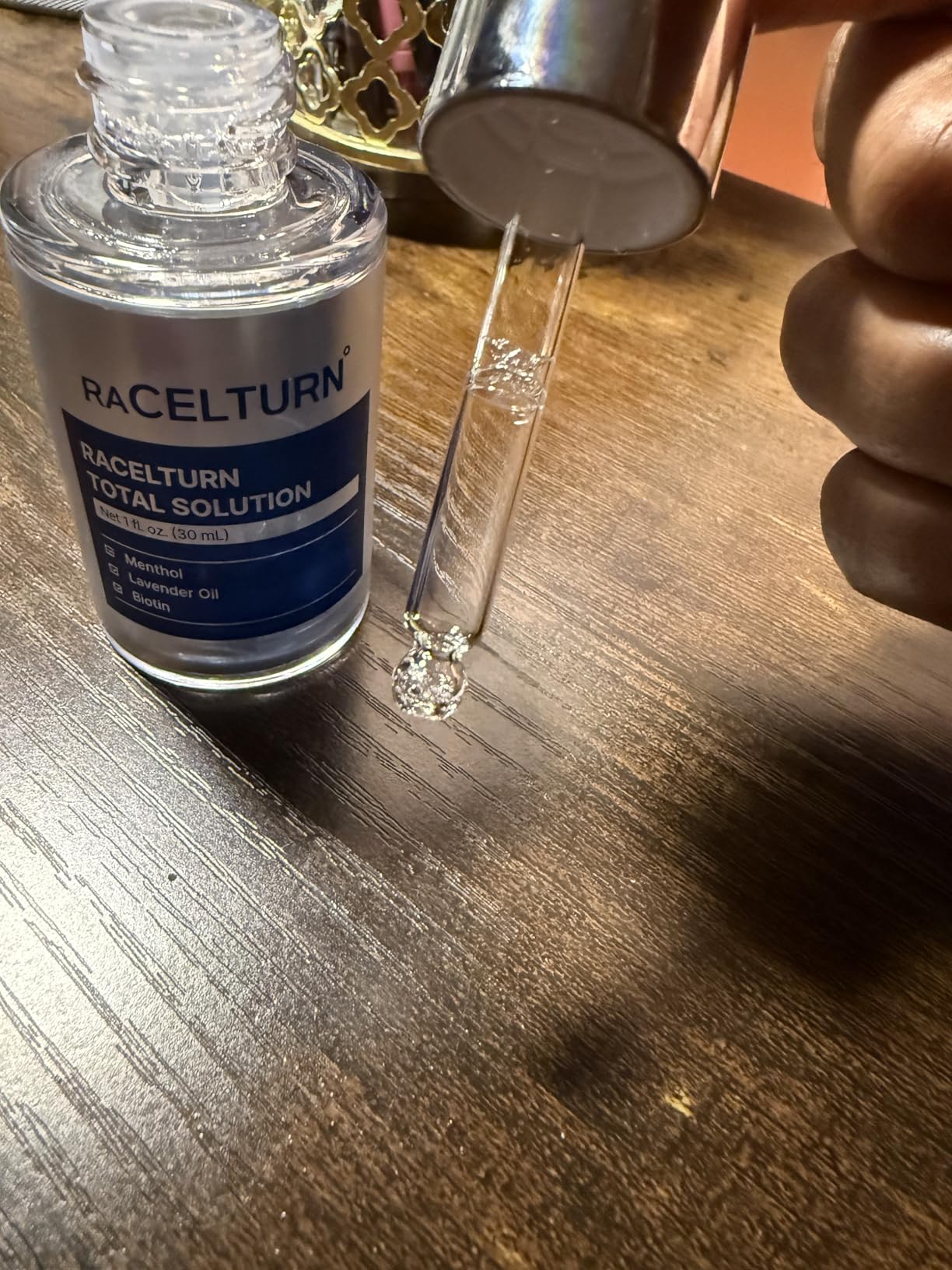 Racelturn Total Solution Nail & Toenail Serum - Korean Care for Discolored, Rough, Brittle-Looking Nails | Biotin, Hyaluronic Acid, Panthenol | K-Beauty Formula | 1.01 Fl Oz