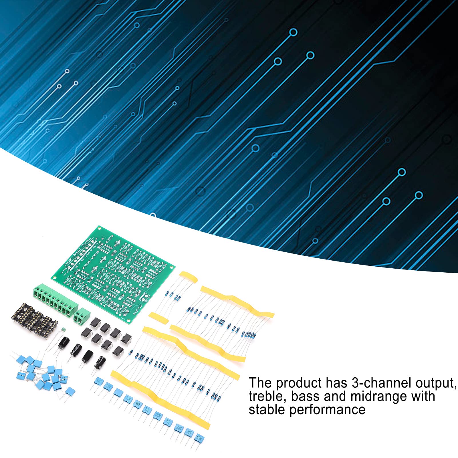 Modulo preamplificatore NE5532 uscita a 3 stabile