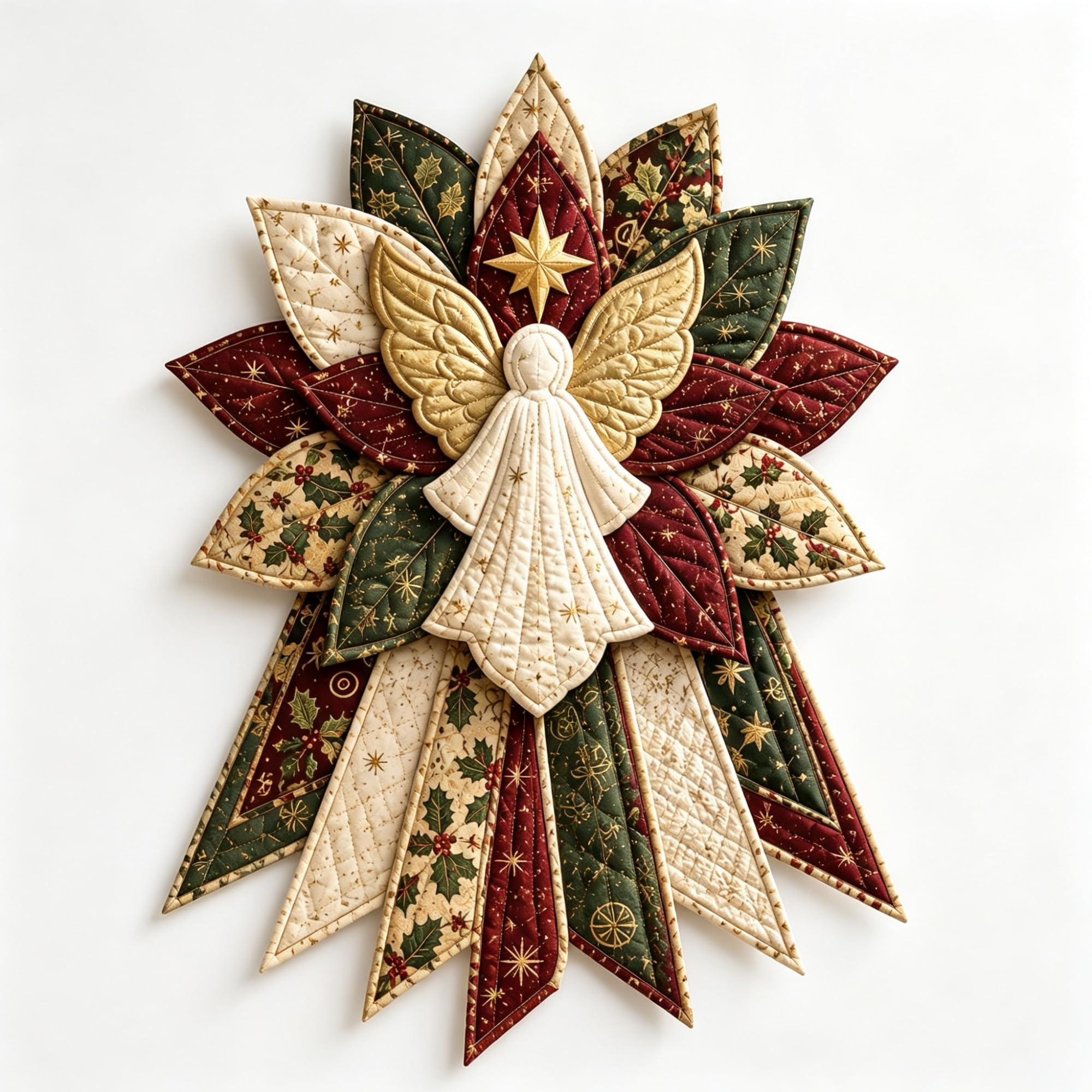Quilted Christmas Tree Door Hanging Kit | DIY Wreath Sewing Project Kits