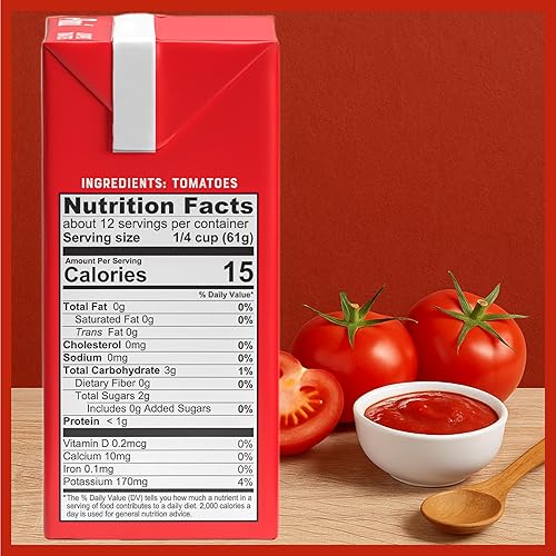 Miniatura 2 de Pomì - Tomates picados sin OMG, sin gluten, sin BPA, tomates italianos 100% frescos para salsas, pasta y pizza, alternativa a tomates enlatados