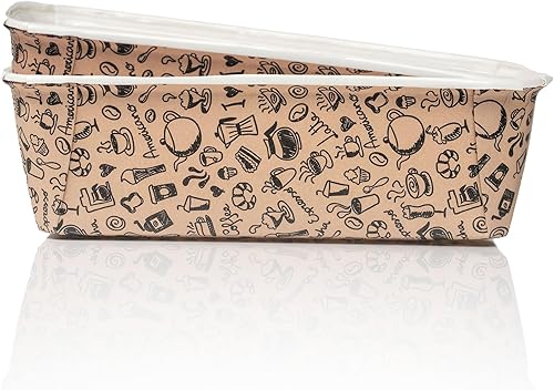 Molde de papel desechable, molde de loft para hornear, 24 unidades, moldes rectangulares para tartas, bandeja de hornear para pan natural para