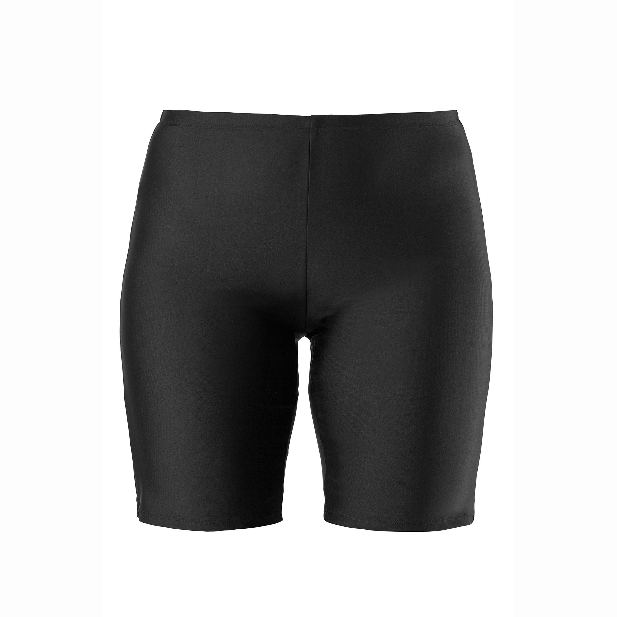 Ulla Popken Schwimmradler, Bañador para Mujer, Negro (Schwarz 10), 46