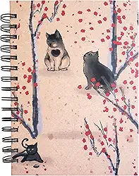 Sketchbook para Desenho Neko A5 21x15 cm, Capa Dura Espiral, 50 folhas/ 100 páginas 240g - bloco para marcadores e mixed media, resistente a sangramento, caderno para pintura artística, caderno sem pauta, Desenho Artístico Profissional Esboço