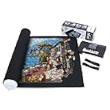 Becko US Puzzle Mat Roll Up with Drawstring Storage Bag, Felt Rollup Mat for Easy Transport & Storage, Portable Puzzle Board Puzzles Saver Keeper for Jigsaw Puzzles Up to 1500 Pieces