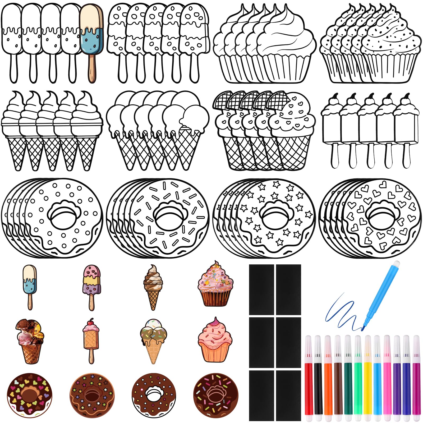Photo 1 of DAVAXI Dessert Magnets Craft Kit