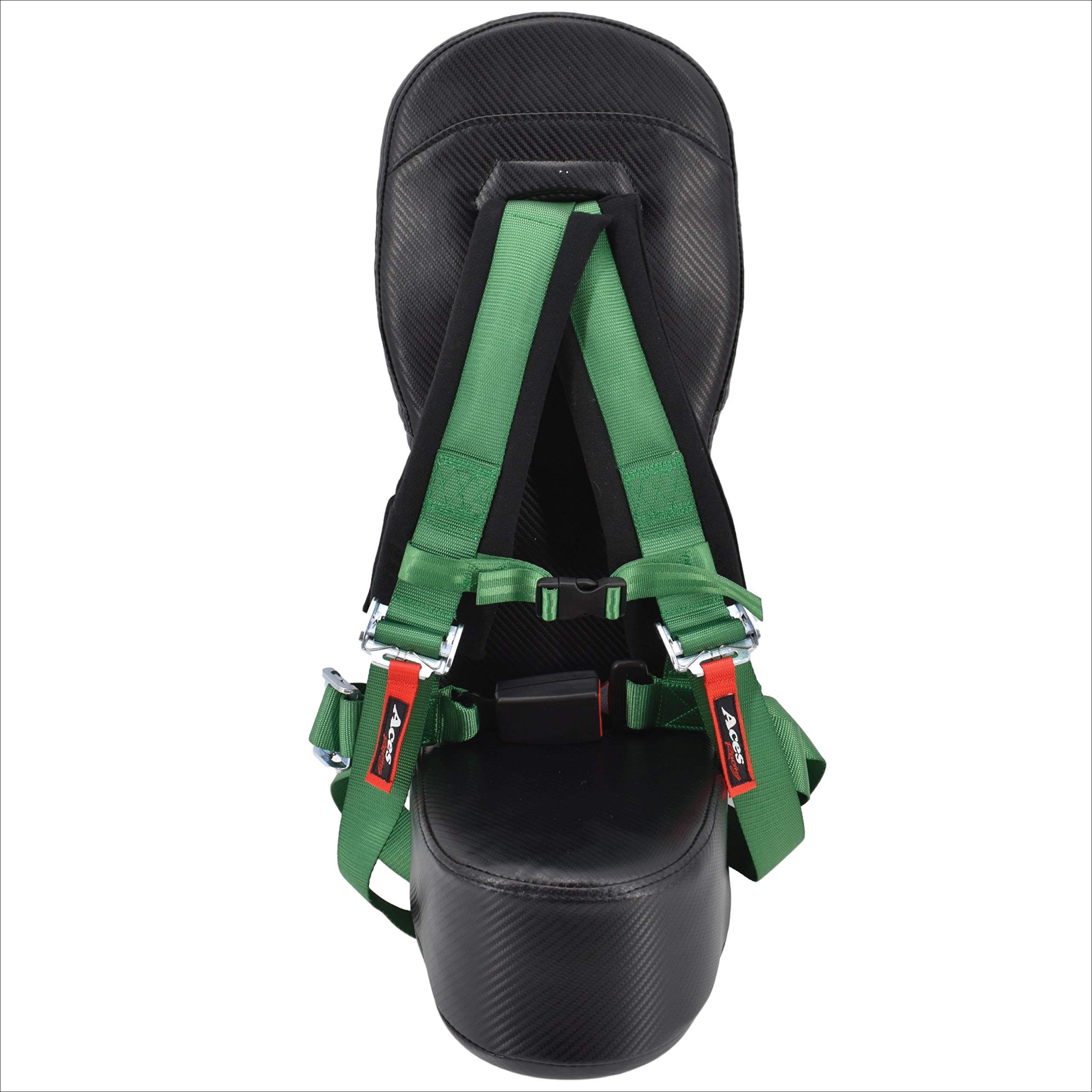 Photo 1 of Bump Seat with Green Harness for Polaris RZR 2014+RZR 1000 or Turbo Models
