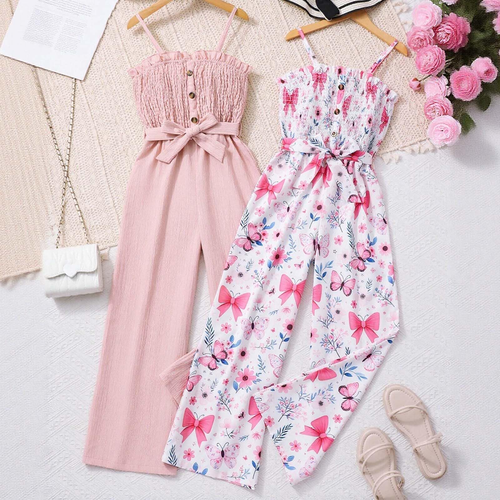 Conjunto de Dos Piezas con Botones y Estampado Floral de Verano para niñas, Ropa de Juego Informal, Top y pantalón Corto a Juego, algodón Transpirable, Tallas 0-3 años.