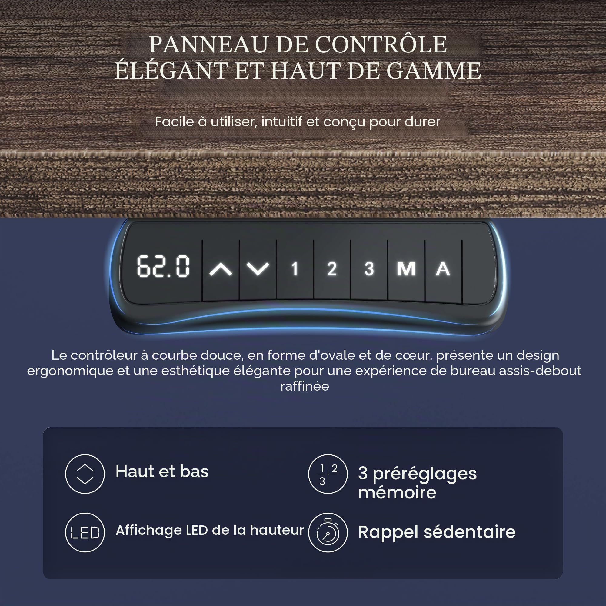 FlexiSpot Bureau Assis Debout Électrique 2 Moteurs, Charge 160kg, 3 Colonnes, Rappel de Sédentarité, Système Anti-collision, Panneau Mémoire, Cadre en Acier, Noir
