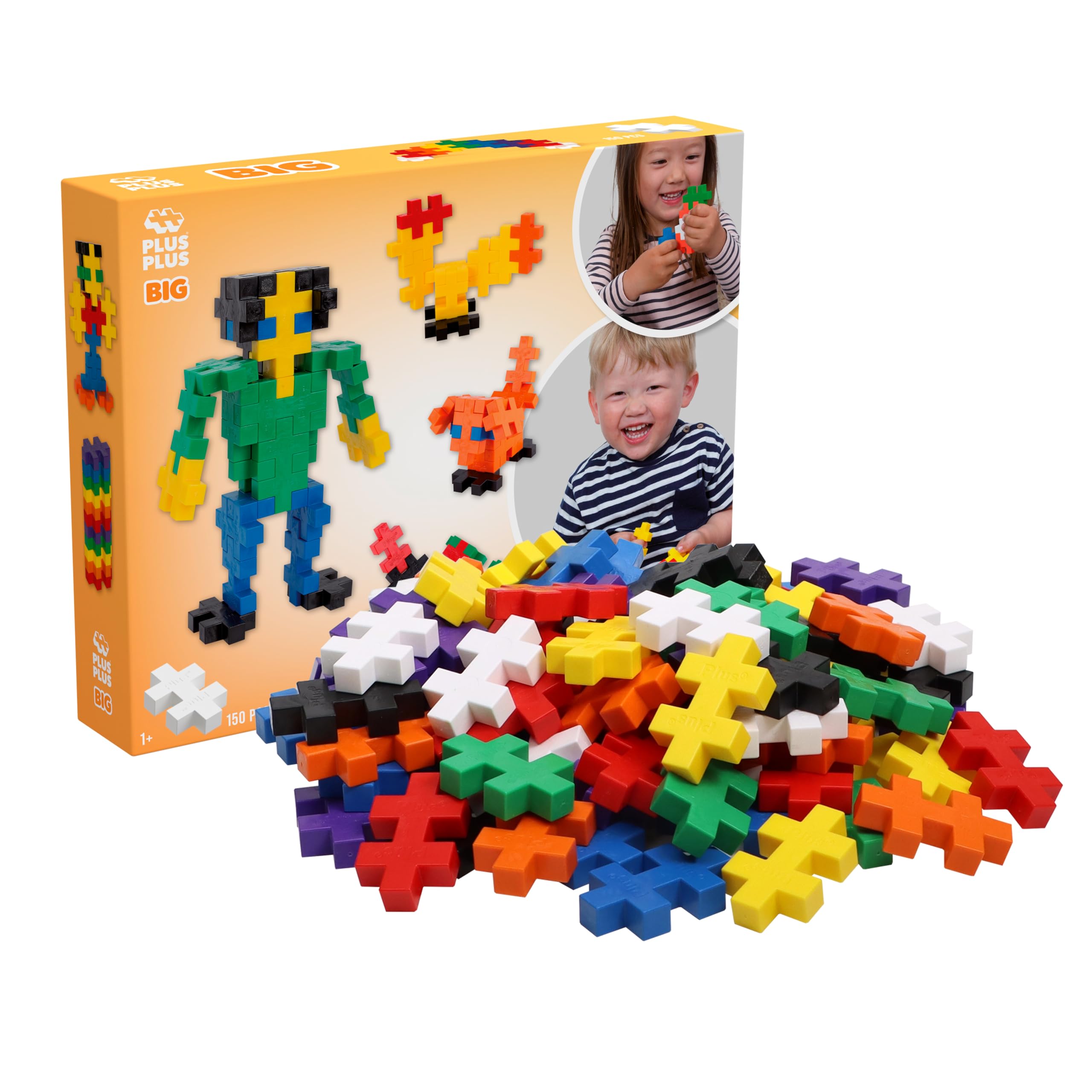 Plus-Plus Multicoloured Basic Activity Set - 150 Pieces
