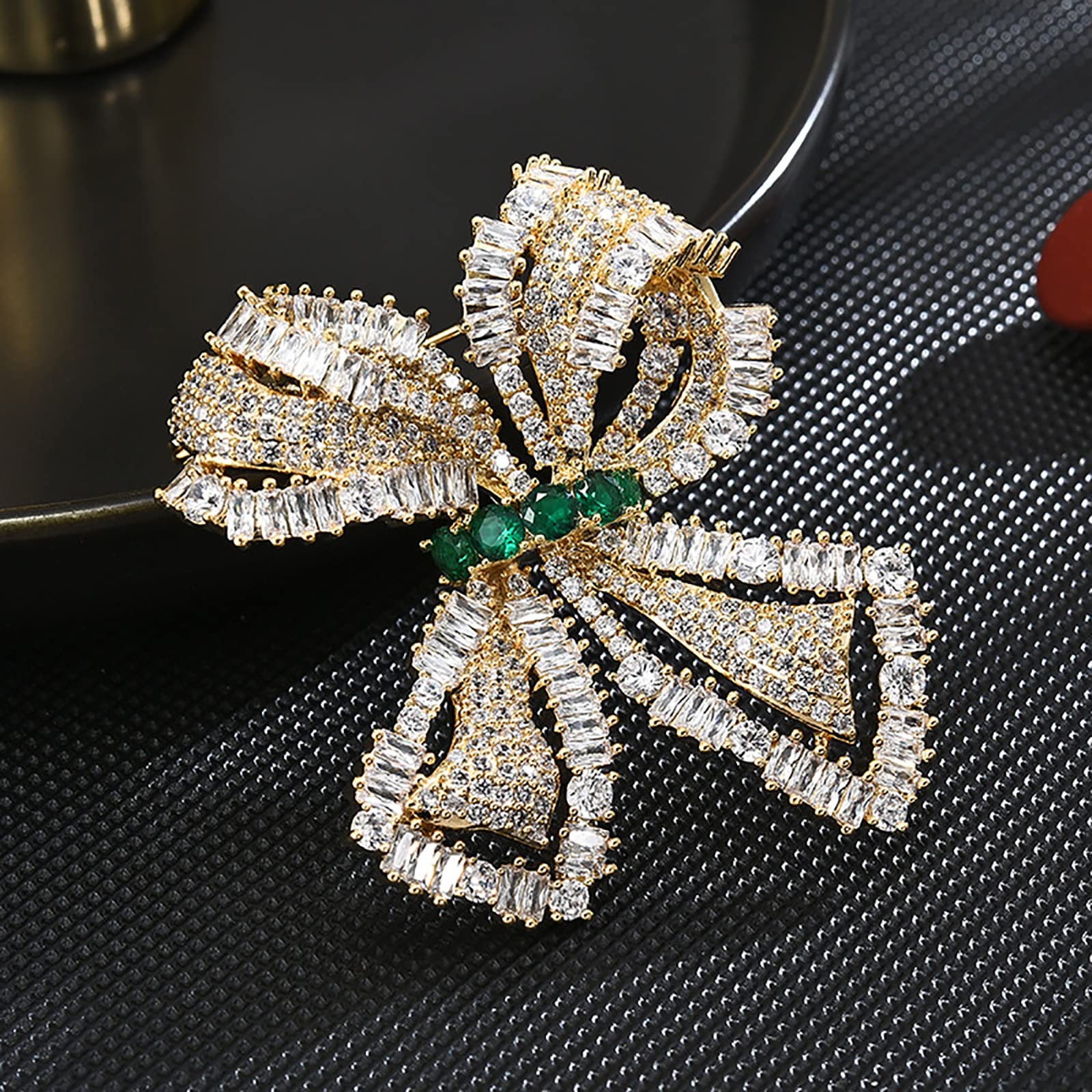 Schleife Brosche weibliche Corsage Blume Anzug Mantel Pin passende Kostüm Zubehör