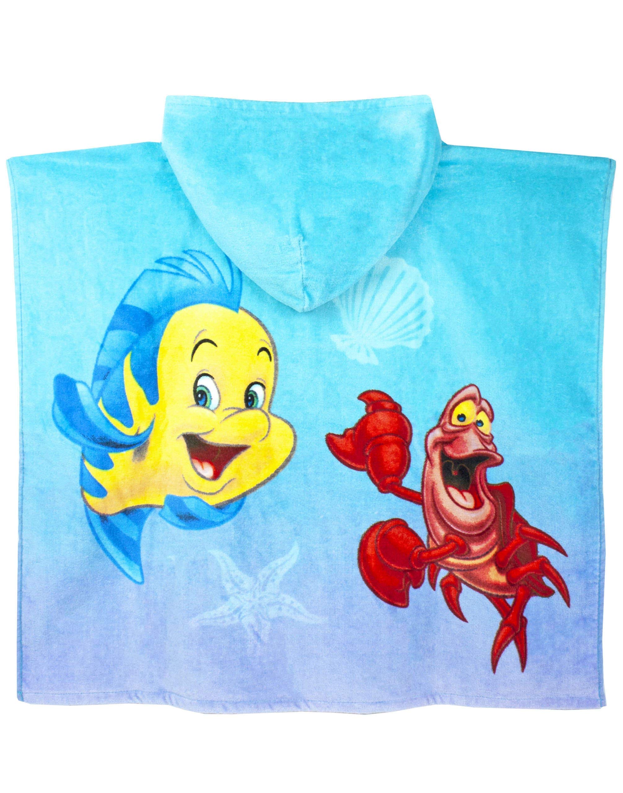 Disney Badeanzug & Kapuzenhandtuch-Poncho-Set The Little Mermaid Girl
