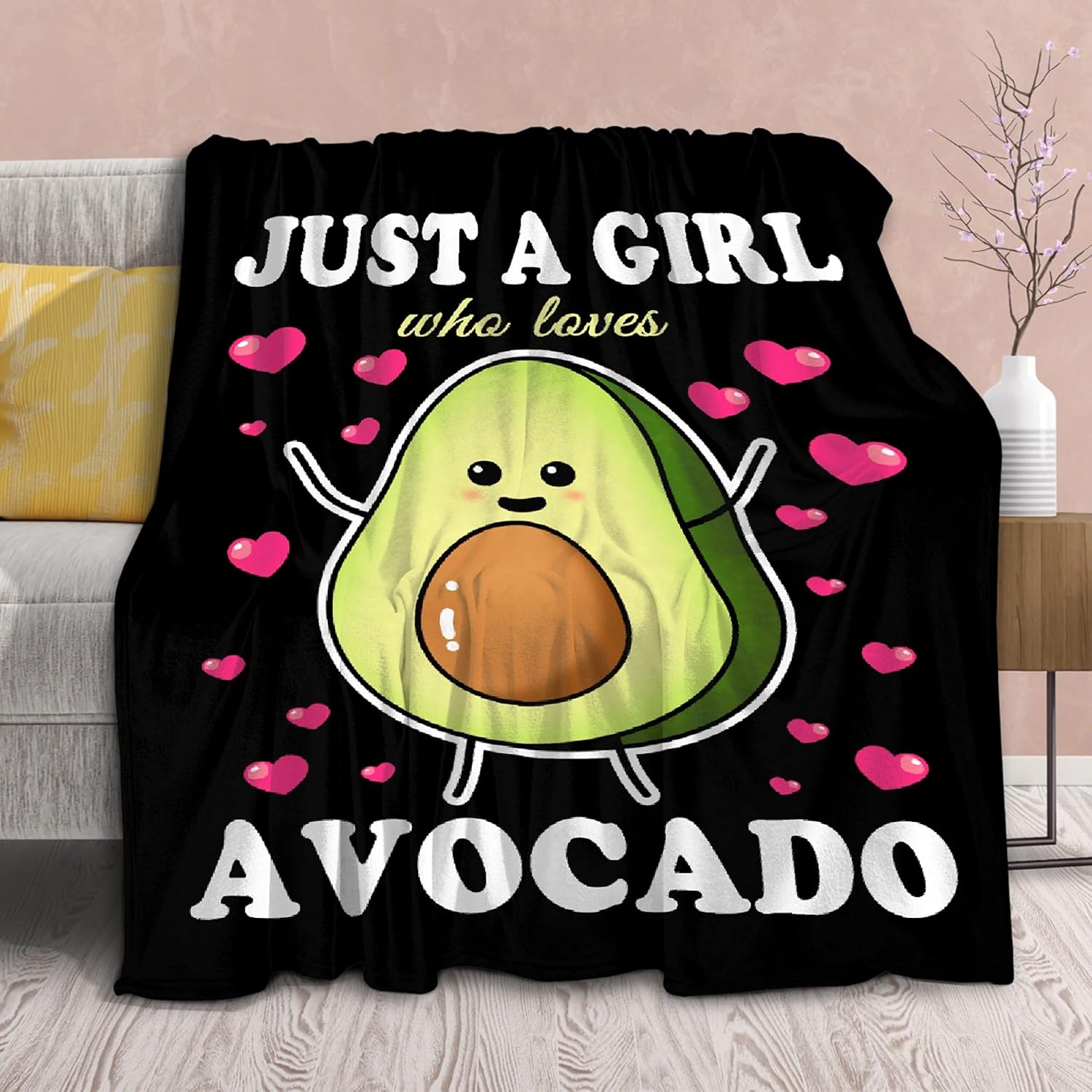 Avocado Blanket Gift for Girls Women50x60 Inches Soft