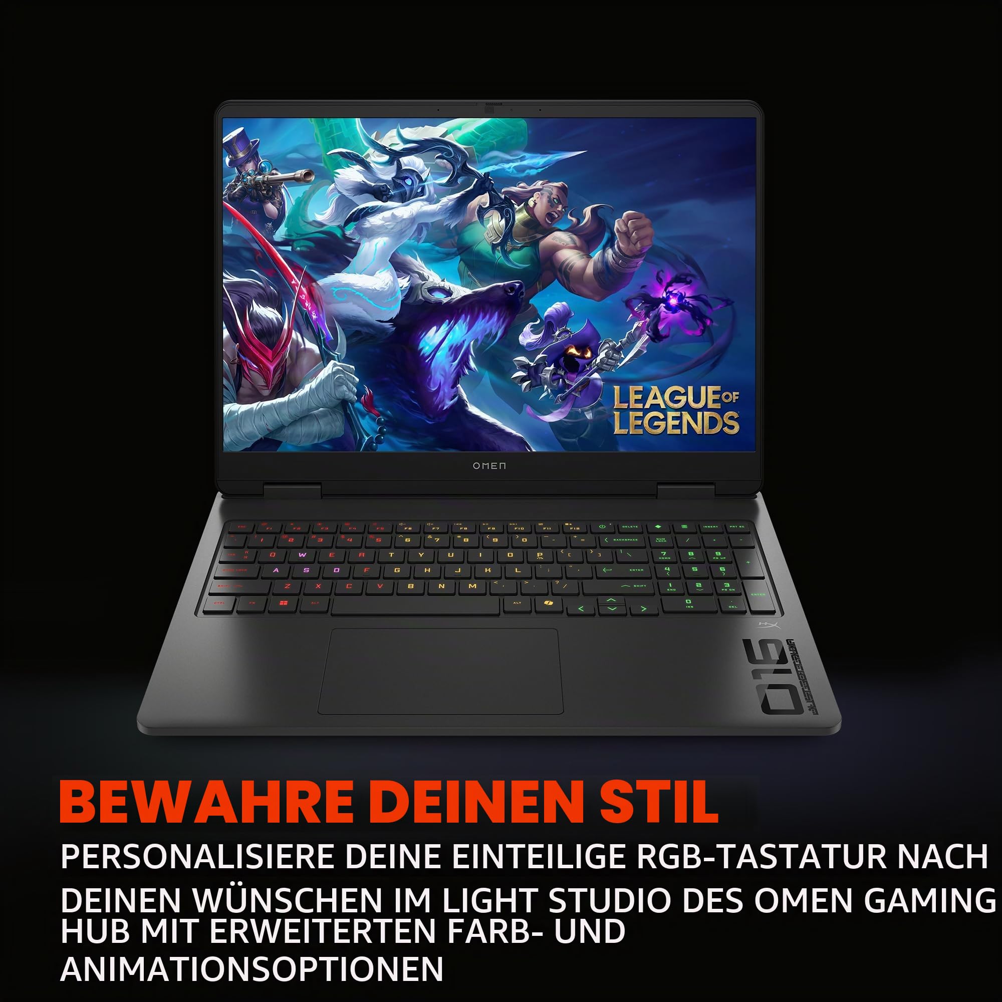 HP Omen 16-am0002sf Gaming-Laptop 16 Zoll FHD IPS 144 Hz, Gamer Laptop (Intel Core 7 240H, 16 GB RAM, 1024 GB SSD, NVIDIA GeForce RTX 5060 8 GB, Windows 11) Schwarz, AZERTY